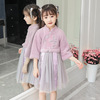 Girls'Han Dress Skirt 2022 Autumn and winter new pattern China Antiquity Cheongsam skirt Improvement Ruskirt Plush thickening baby skirt Girls'Han Dress Skirt 2022 Autumn and winter new pattern China Antiquity Cheongsam skirt Improvement Ruskirt Plush thickening baby skirt
