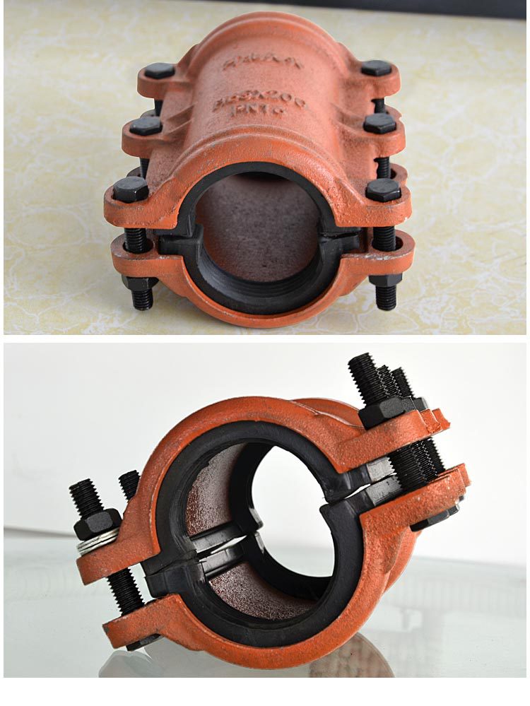 球墨铸铁管件哈夫节 抱箍 管道抢修节 厂家直销堵漏器80 100