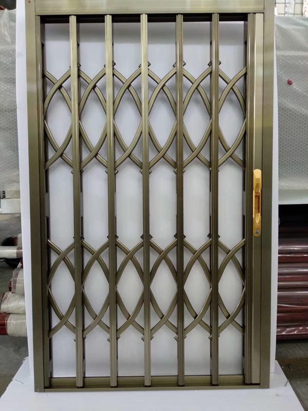 厂家批发304不锈钢防盗拉闸门阳台防盗门 不锈钢伸缩门窗推拉门