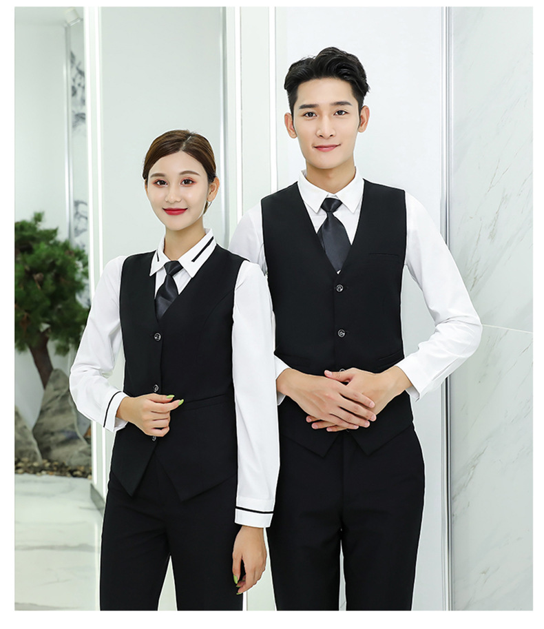 服务员工作服马甲女秋冬装夜场ktv酒吧吧台会所酒店员工工装套装