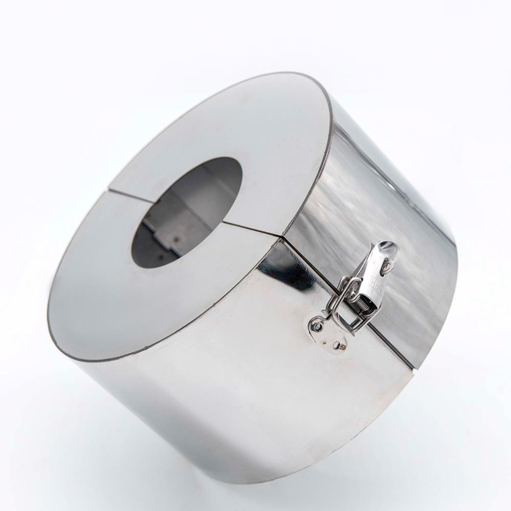 pvc丙纶透明法兰保护套防护罩防喷雾防溅射护罩