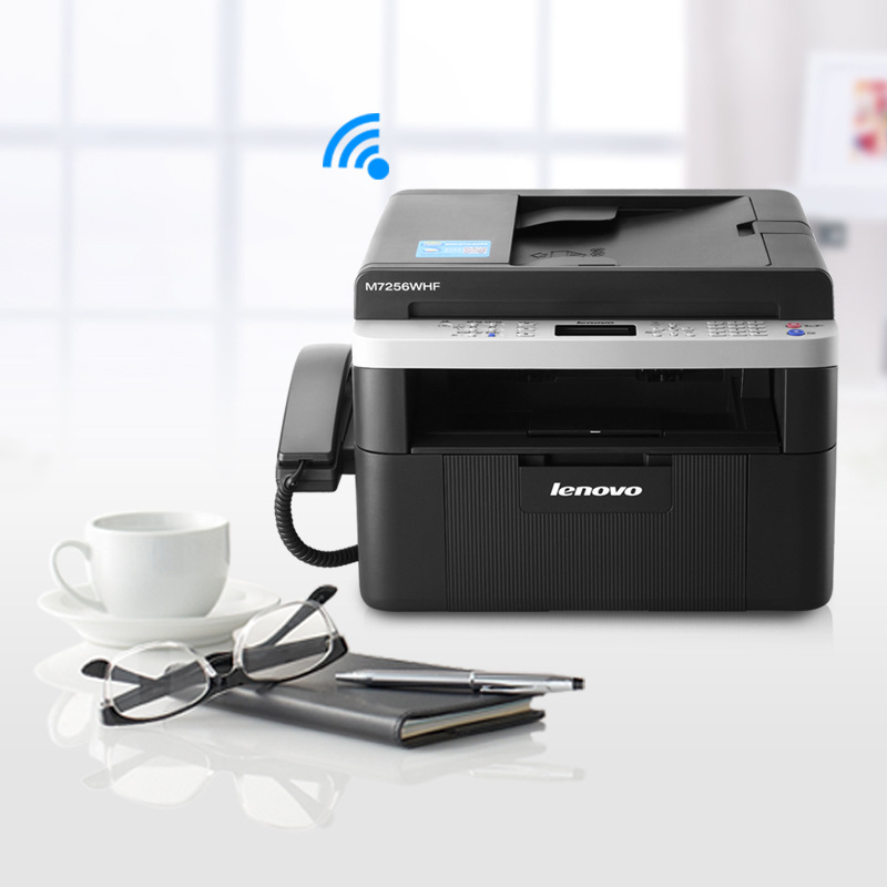 联想m7256whf无线激光传真机打印一体机复印扫描商用办公