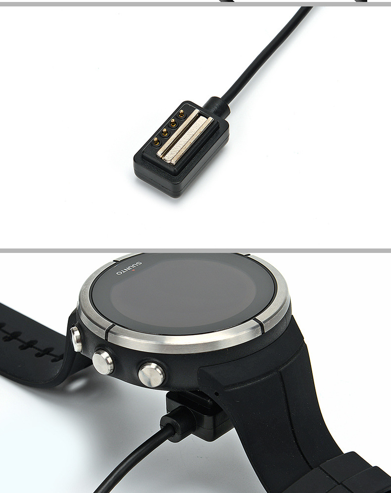 适用松拓斯巴达 suunto spartan 9 颂拓4 手表 充电器 磁性充电线