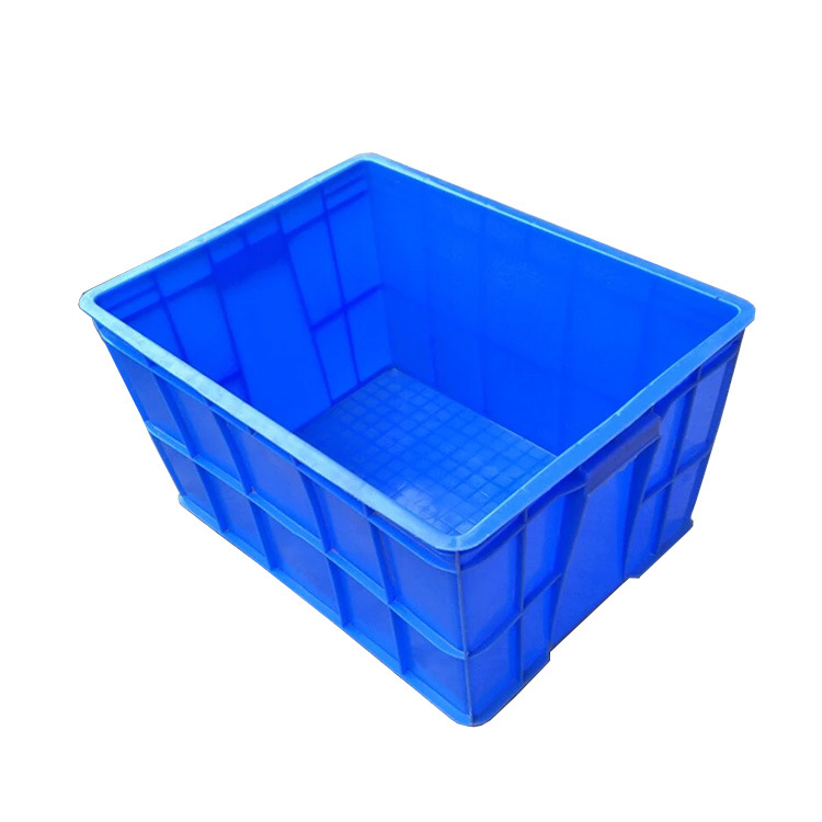 Transportation Plastic Basket Thickened Rectangular Shelf Plastic Case Warehouse Storage Sealed Box Non-Airtight Crate
