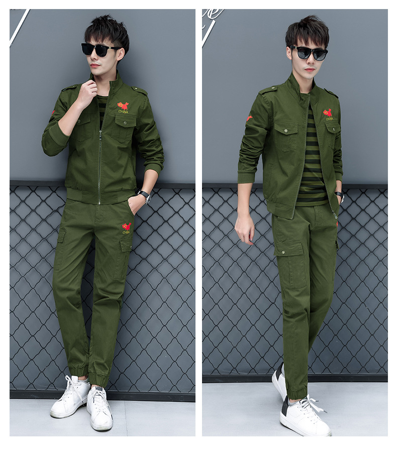 户外迷彩服套装男特种兵野战作训服春秋夹克外套休闲运动三件套潮