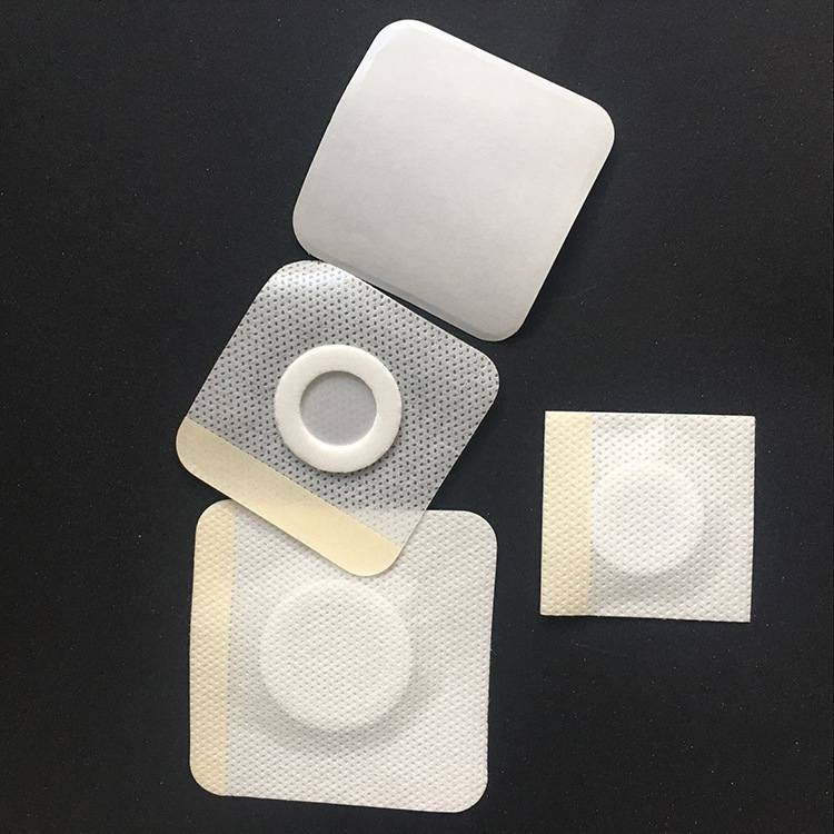 无纺布膏药空贴批发尺寸可定制空白膏药贴加圈透气膏药空贴