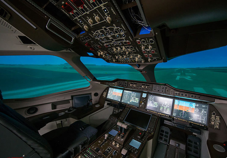 c919飞行模拟器研学训练科普科技馆飞机模拟器飞行驾驶模拟