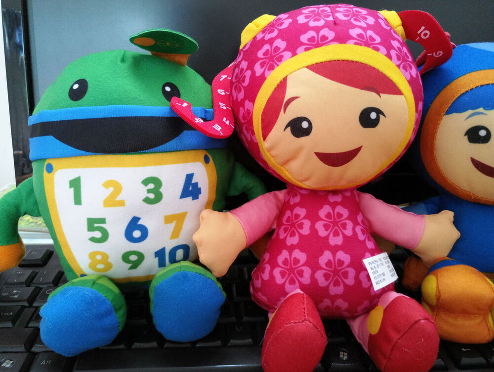 3款 team umizoomi 数数城的小兄妹毛绒公仔玩具