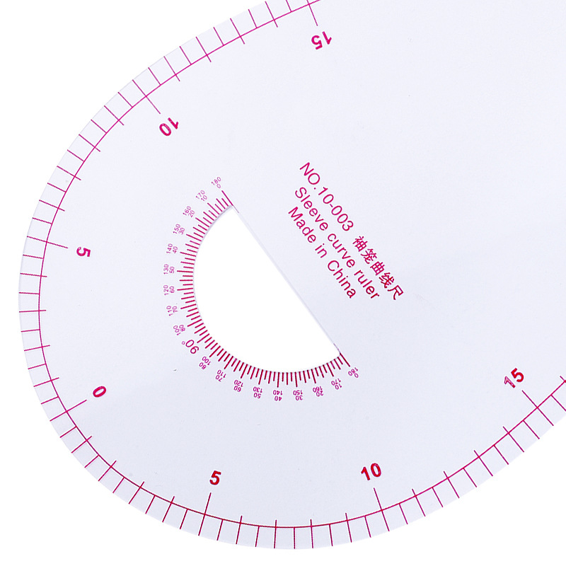 曲线尺 桃形尺 桃子尺 10-003 袖腕描线尺 袖笼曲线尺