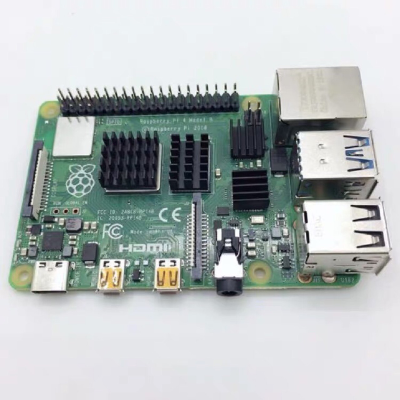 树莓派4代raspberrypi4b专用散热片套装