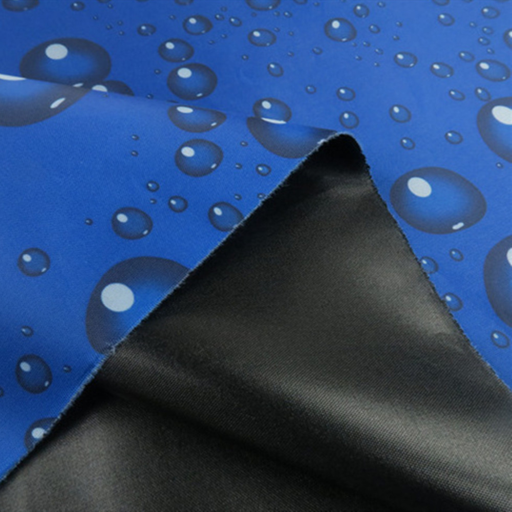 210d15*23黑胶防水涂层面料,电瓶车雨棚遮阳伞户外帐篷面料