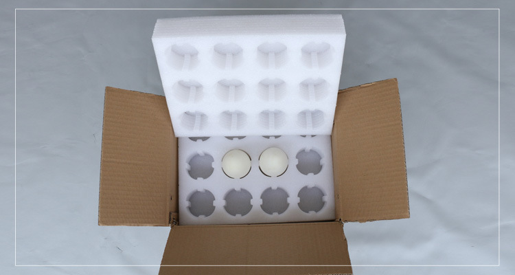 12枚装珍珠棉鹅蛋托快递防摔防震泡沫包装土鹅蛋礼品盒箱厂家定制