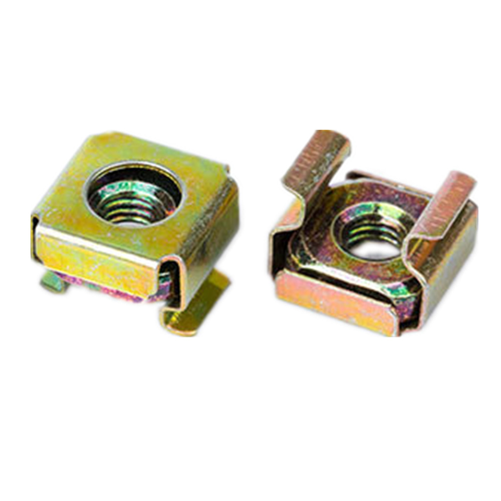 卡式螺母 浮动机柜螺母 铁皮包四方螺母 家具卡母 国标四方螺帽