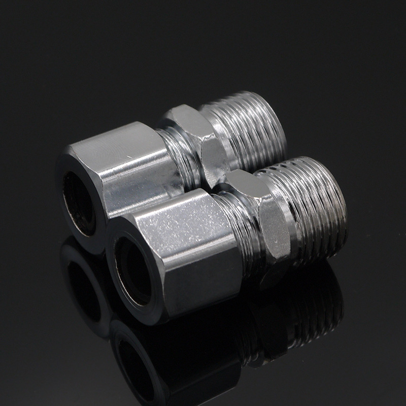 4分燃气转换接头 不锈钢燃气管配件 燃气波纹管专用快速接头