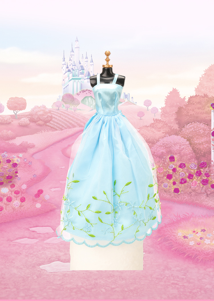 洋娃娃婚纱公主裙晚礼服 巴比娃娃大裙 巴比娃娃衣服配件多款可选