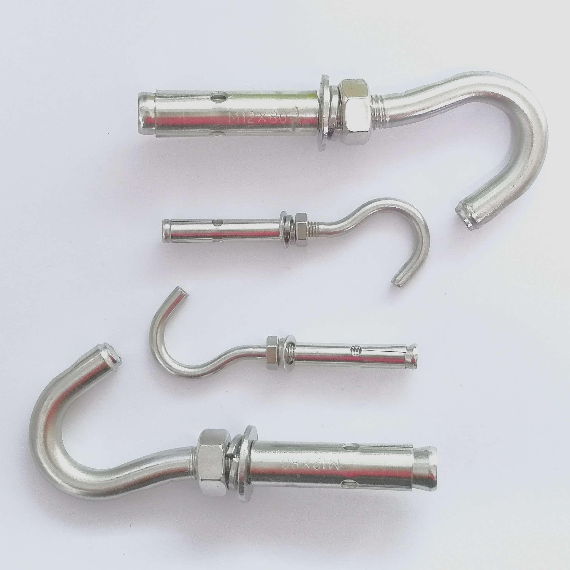 厂家直销国标镀锌加长304不锈钢拉爆膨胀钩螺丝m6/m8/m10/m12批发