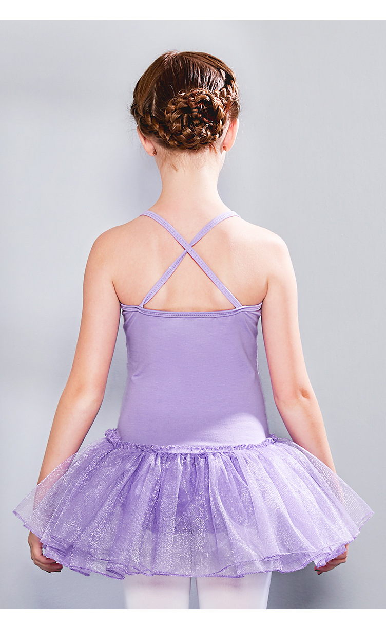 儿童舞蹈服装女童芭蕾舞裙考级服幼儿体操练功服少儿演出服蓬蓬裙