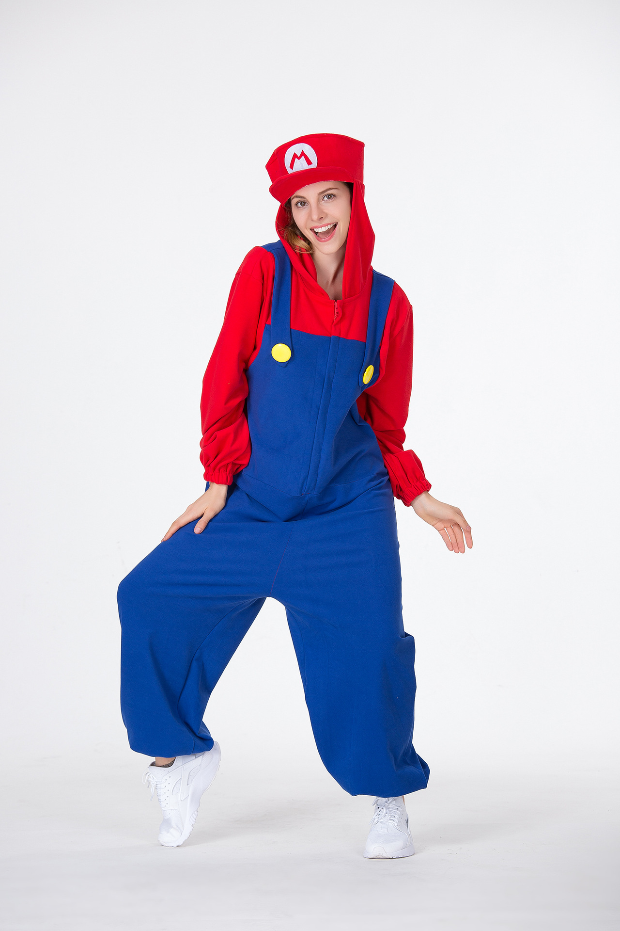 万圣节cosplay成人马里奥 超级玛丽衣服舞台表演化妆舞会派对服装