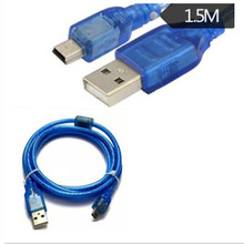 高质量透明蓝铜芯双屏蔽USB延长线公对母AMBM MICRO 线 标准2.0