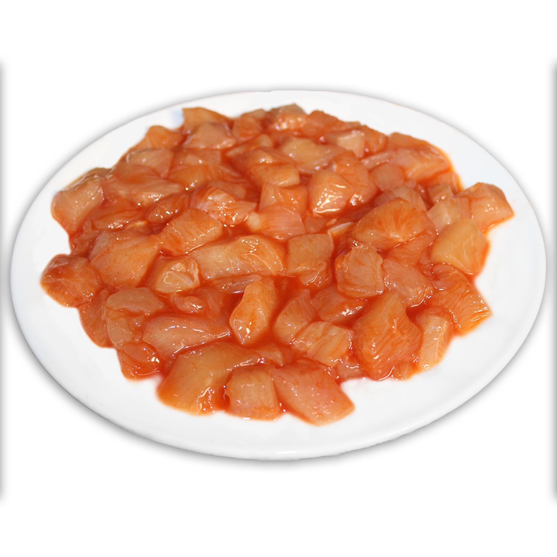 奥尔良鸡丁批发方便快捷菜调理食品半成品速冻厂家餐饮源头工厂