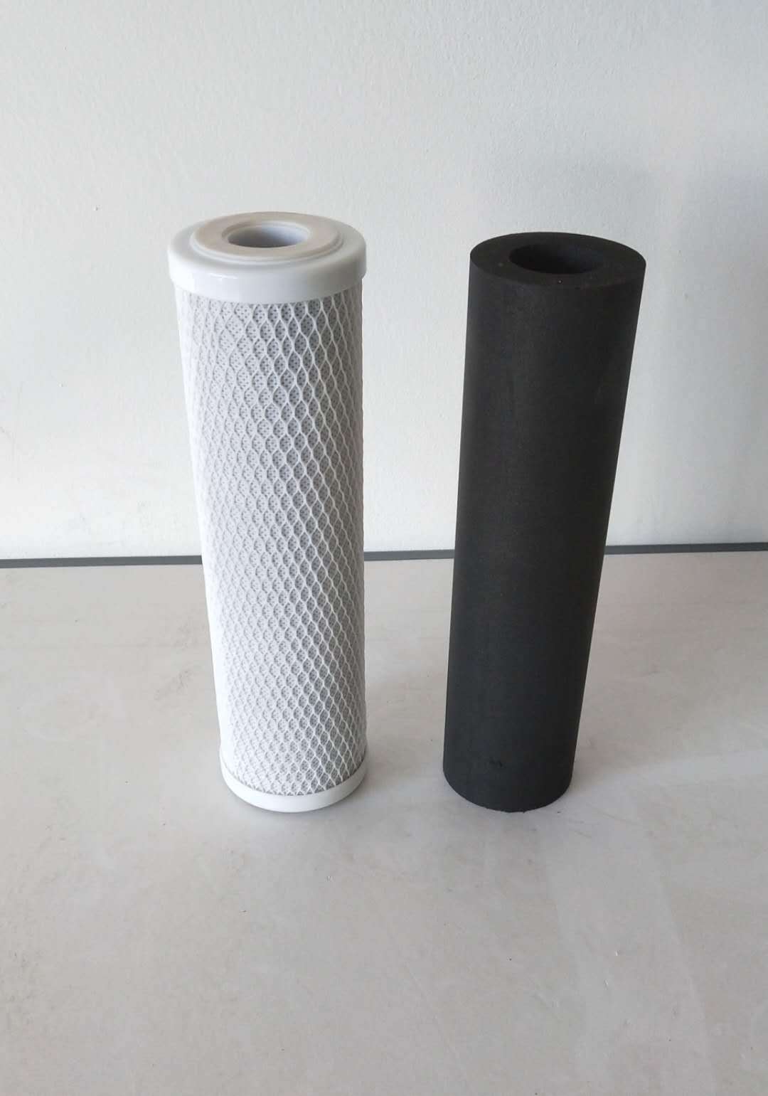 家用型净水器 滤芯 厨房净水器滤芯 10寸平口压缩活性炭滤芯