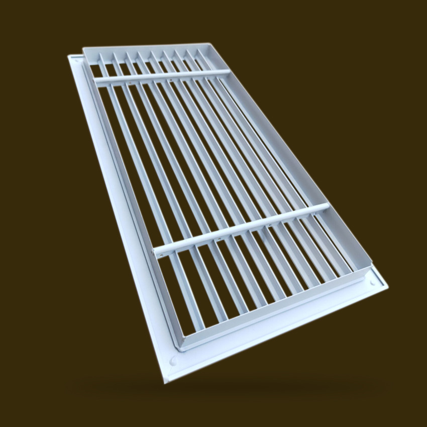 定做中央空调出风口铝合金条形送风口单层百叶式风口天花装饰百叶