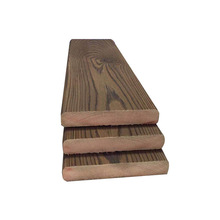 厂家定制 樟子松碳化木板材 景观碳化木板材 防滑碳化木板材