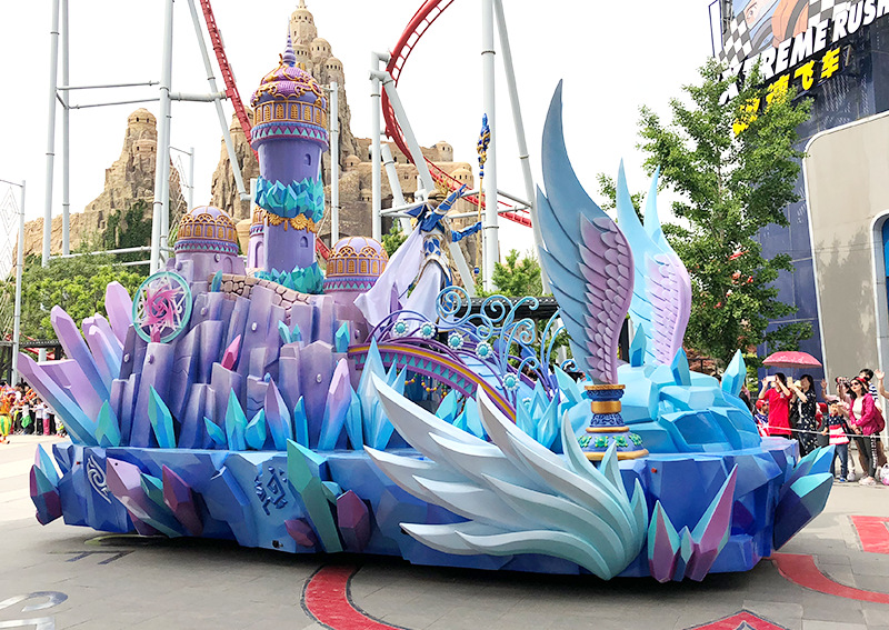 汕头市佛山市大型创意巡游花车仿真模型  商务展览景观车供应厂家