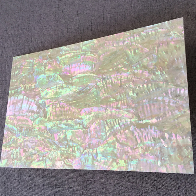 批发大半圆大片渤海湾贝壳纸五彩贝螺钿漆器镶嵌贝壳材料厂家直销