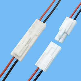 5mm-2p公母端子线空中对接线led电池连接线