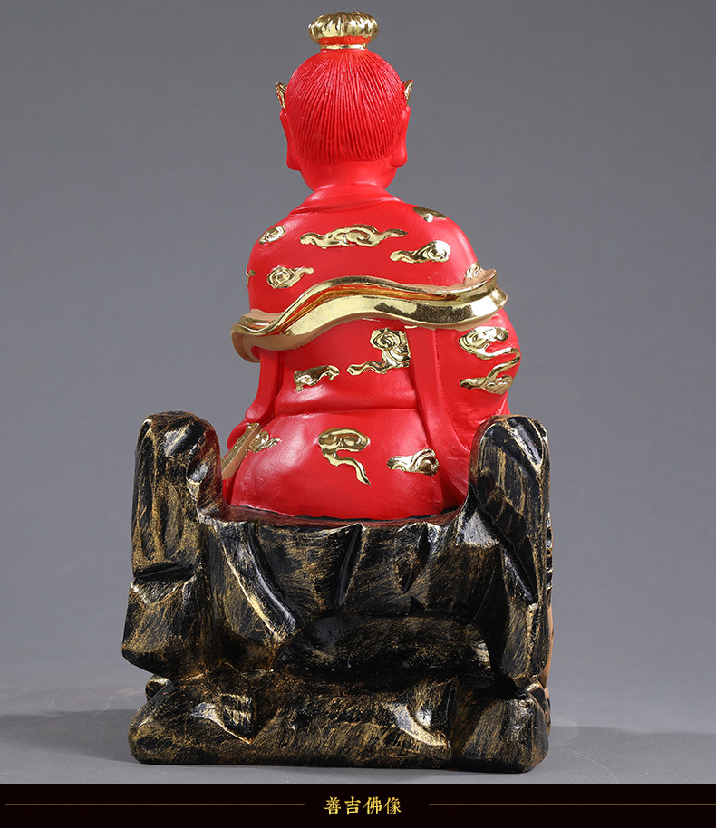 树脂佛像太阴神像 16寸 太阴娘娘 星君 日月星君供奉摆件