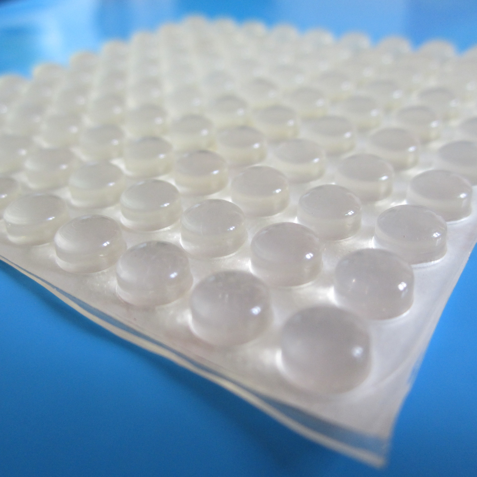 自粘圆形硅胶垫 半球形高透防滑垫 3/m玻璃脚垫 透明硅胶防撞胶粒