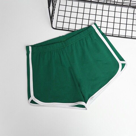 Sports Shorts Women's Summer Casual Solid Color Shorts Korean Fashion Yoga Beach Pants Candy Color Hot Pants Wide Leg