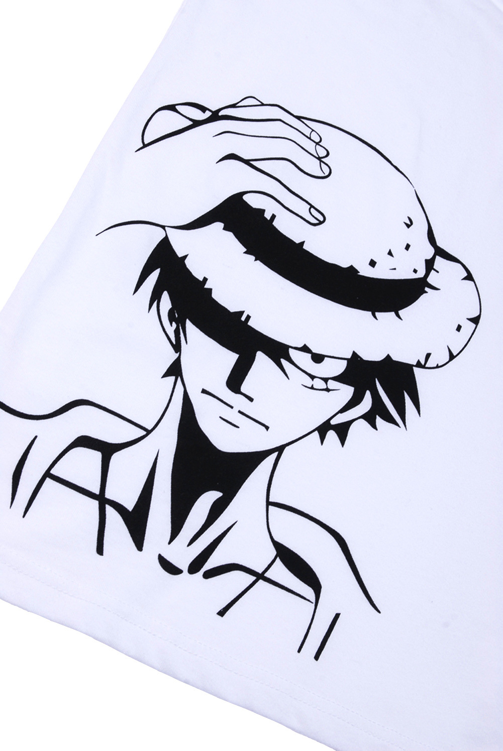 海贼one piece 罗罗诺亚 索隆 路飞 cosplay服装 t恤 欧码加大