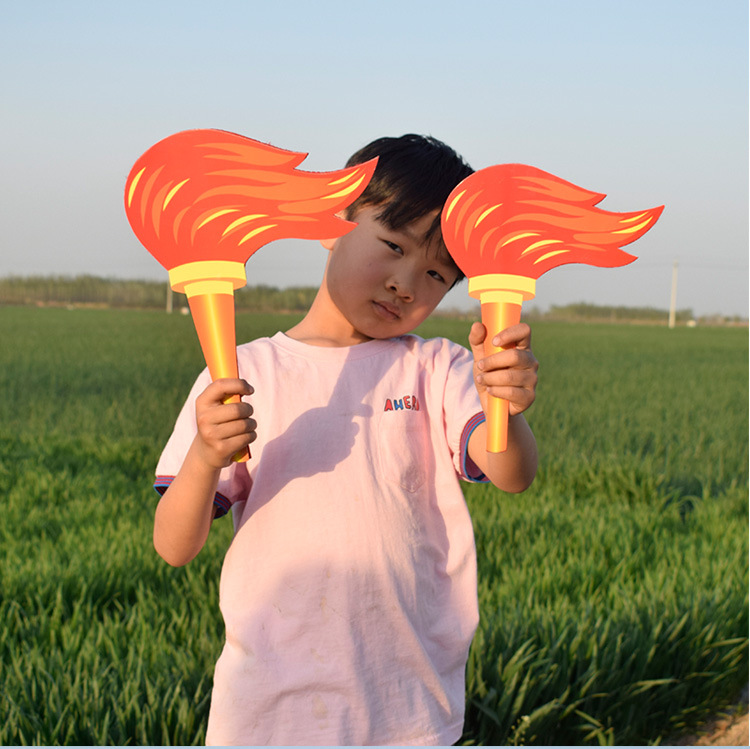 创意火炬舞蹈道具舞台表演出用品学校运动会开幕式入场式手拿道具