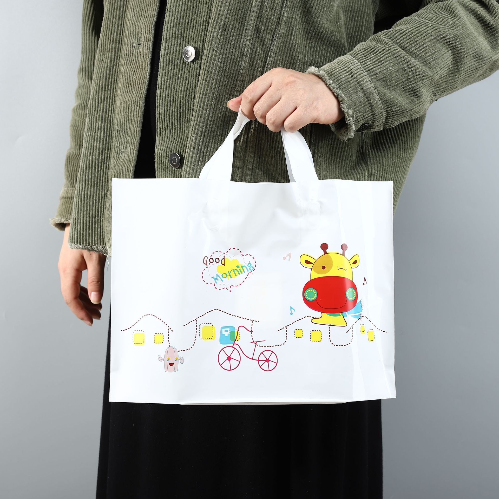 新款女装儿童装服装店塑料袋手提袋子礼品袋购物袋胶袋定做现货