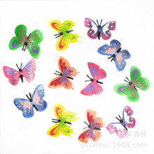 仿真昆虫模型蝴蝶12款一套 软胶料飞行玩具沙盘动物箱庭摆件沙具