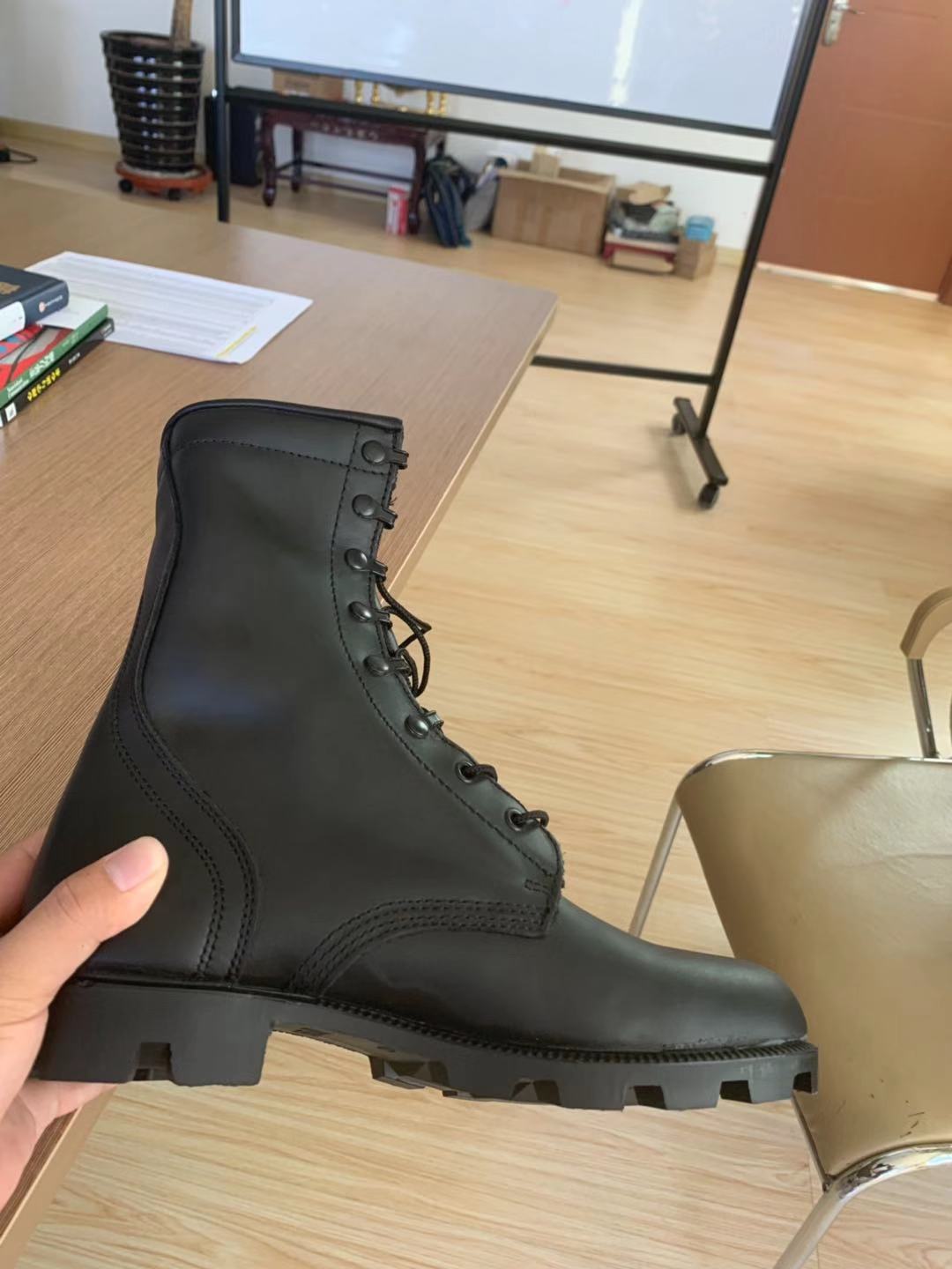 巴拿马大底模压鞋 直销丛林作战靴 户外训练cs丛林作战作训皮靴