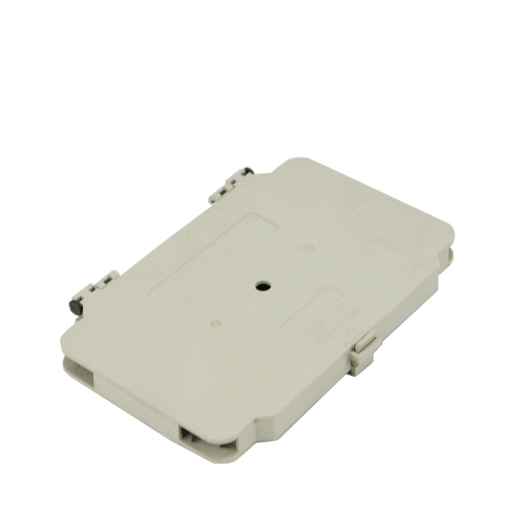 灰白色12芯光纤熔接盘 熔纤盘 直熔盘 光纤盘塑料光纤盘接线盘