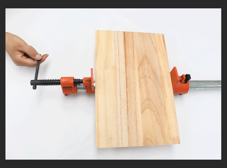 木工管夹6分水管夹固定夹紧器钢管水平拼板夹子家具厂连夹器强力