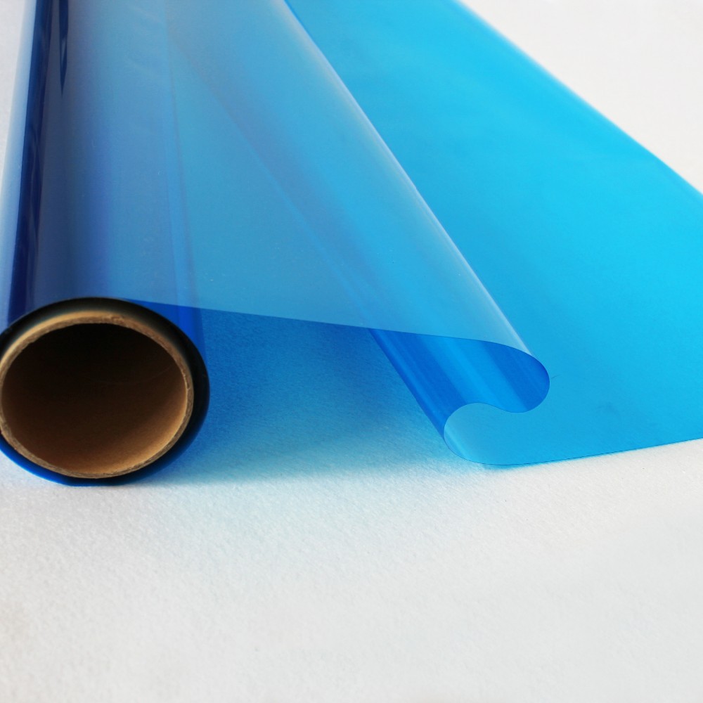 厂家直销天蓝色玻璃贴膜家居玻璃门贴纸移门隔断膜窗户装饰膜批发