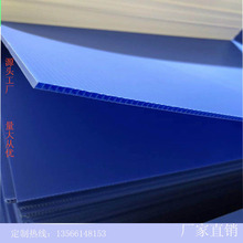 生产环保塑料板材 防水防静电蓝色pp塑料中空板汗蒸板 全新料定制