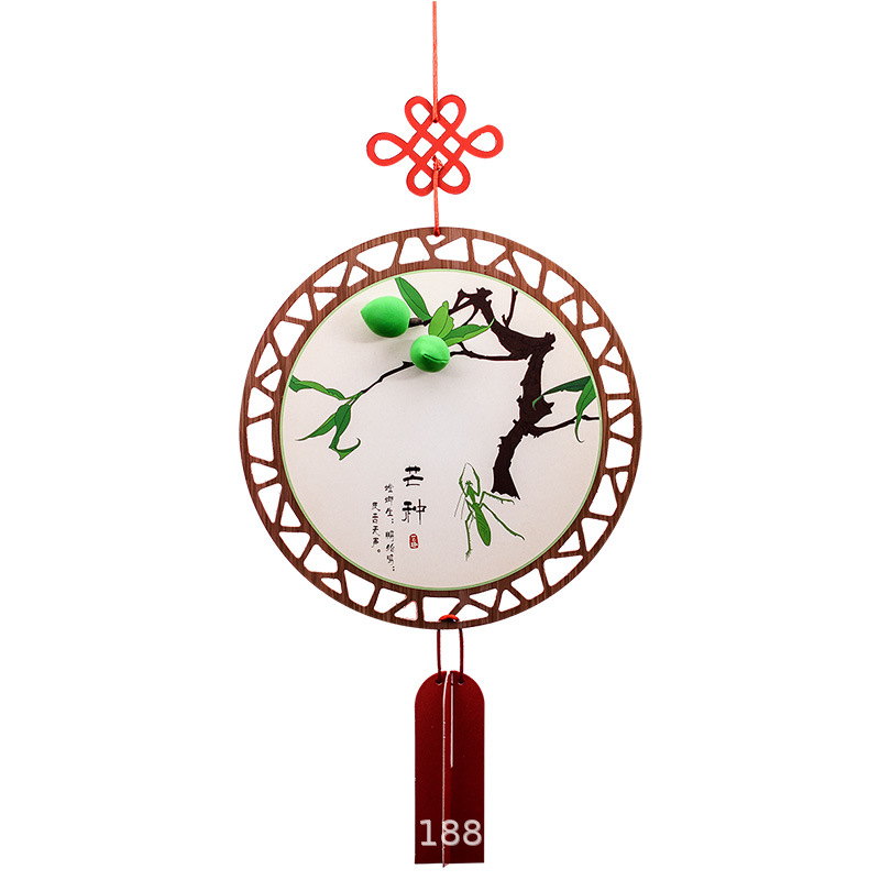 艺趣幼儿园传统文化儿童手工diy制作不织布材料包24节气创意挂饰