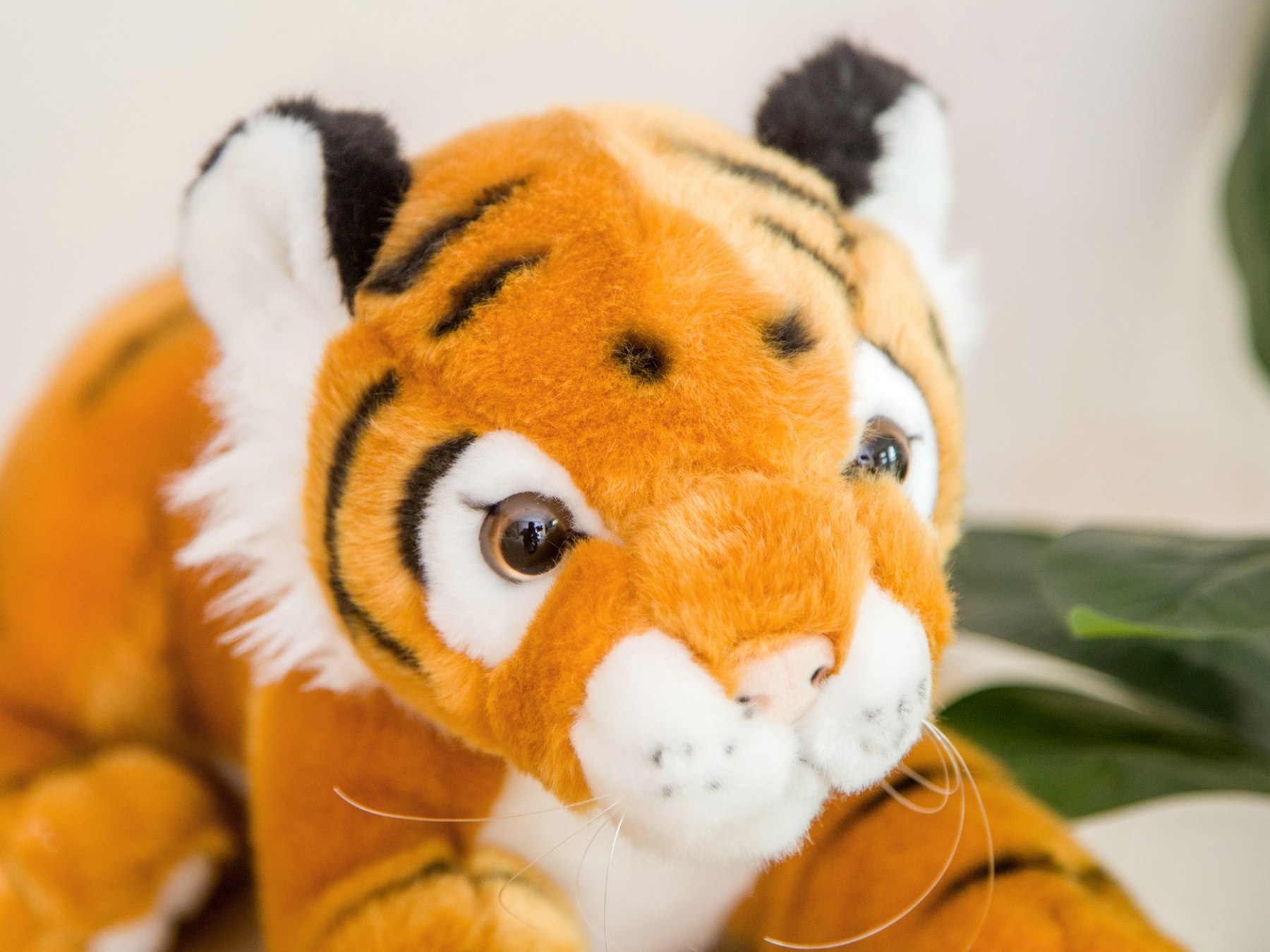 仿真小老虎公仔毛绒玩具可爱东北虎玩偶白虎布娃娃儿童生日礼物