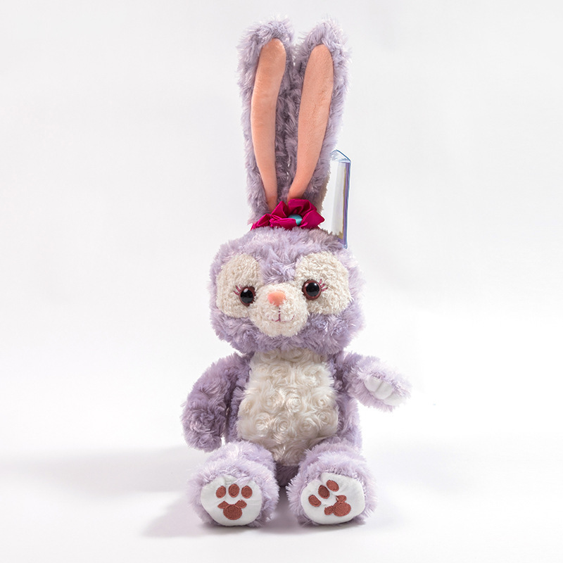 新款可爱duffy达菲熊新朋友stellalou兔子芭蕾长耳朵毛绒玩具定制