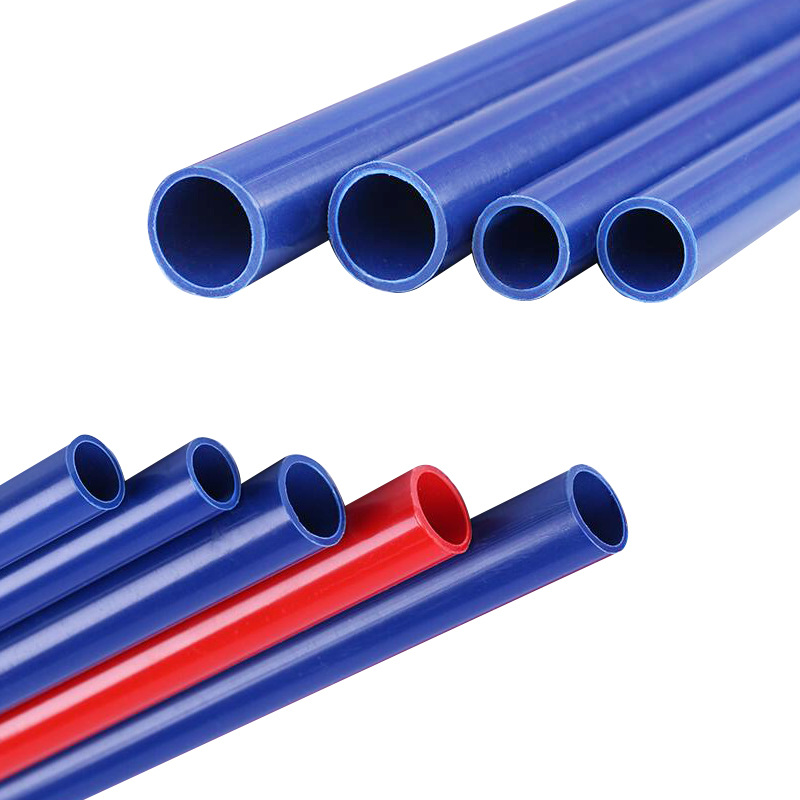 厂家加工upvc电线管 阻燃穿线护管16 20 25 32 彩色埋墙穿线用管