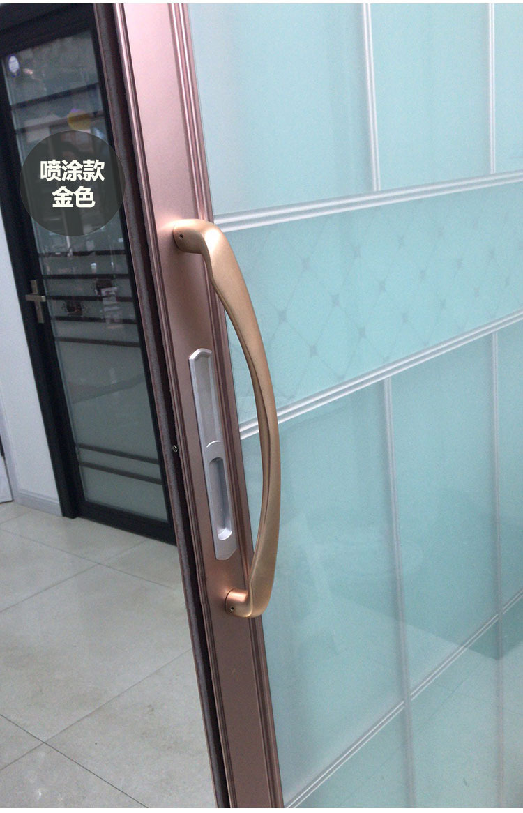 简约铝合金厨房客厅阳台豪华大拉手 推拉门拉手中空门移门把手