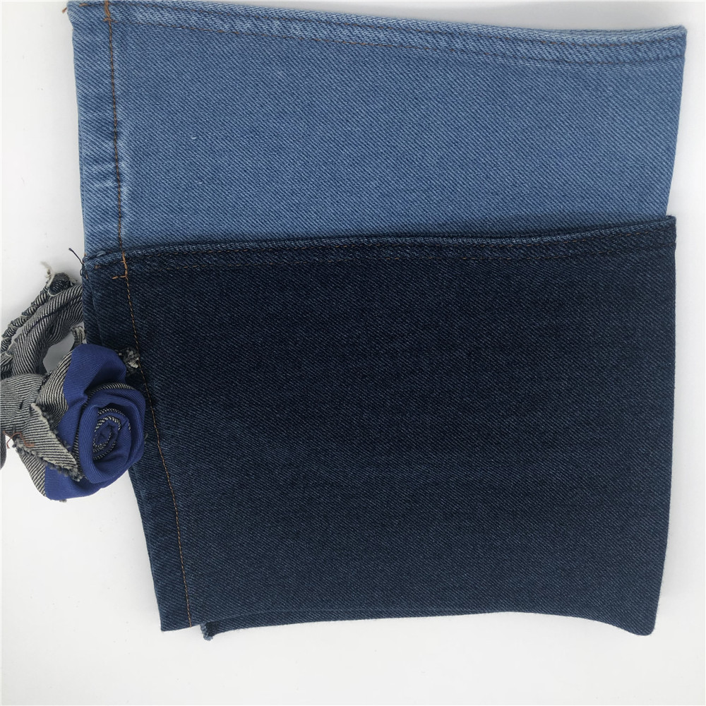 2019 10oz全棉特深蓝牛仔布现货 斜纹 色织牛仔面料 秋冬