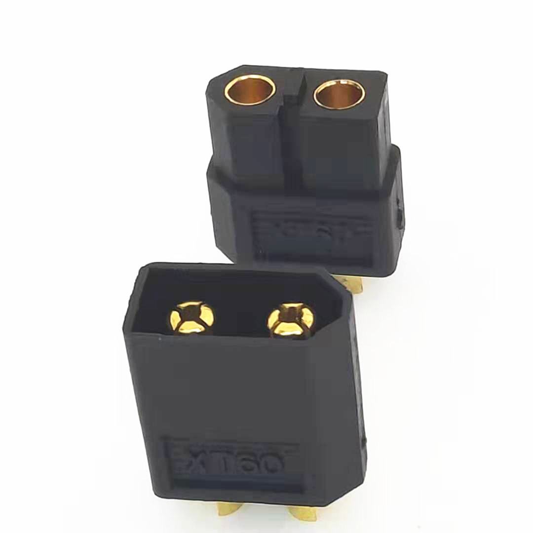 xt60插头公母航模车模电池插头黑色