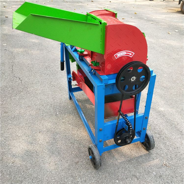 宇润牌多功能小米谷子脱粒机图片 新款型稻谷高粱玉米脱谷机视频